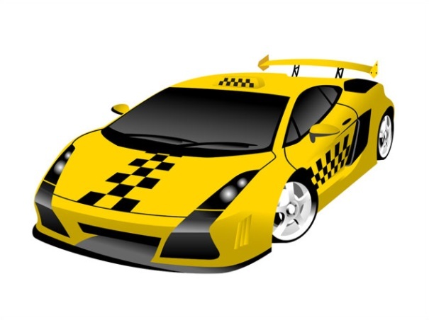 Старое такси в Москве